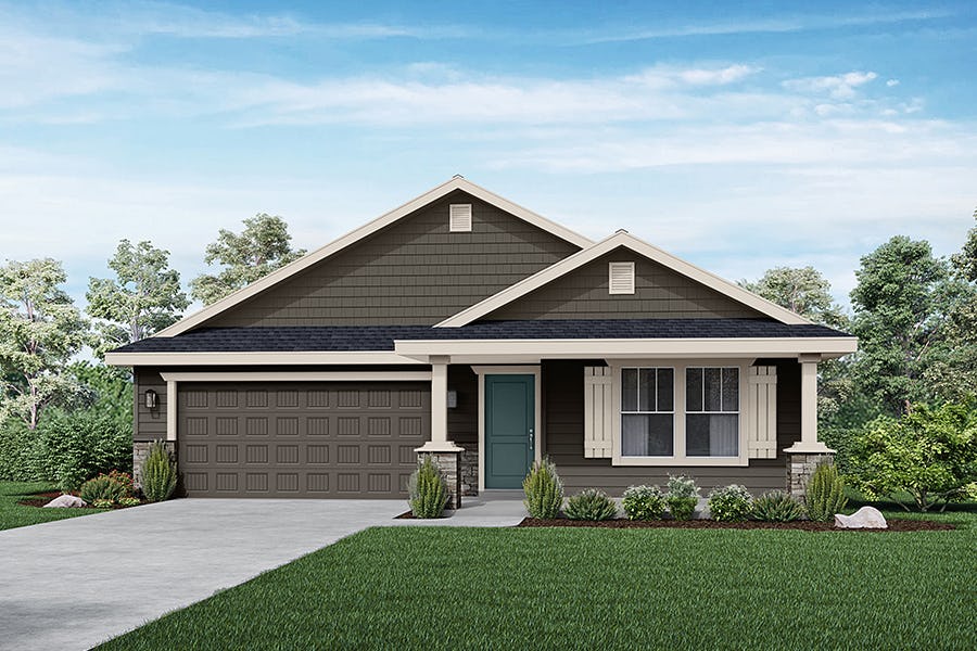 Brookfield 34Bed, 2Bath Floor Plan, New Home in Idaho